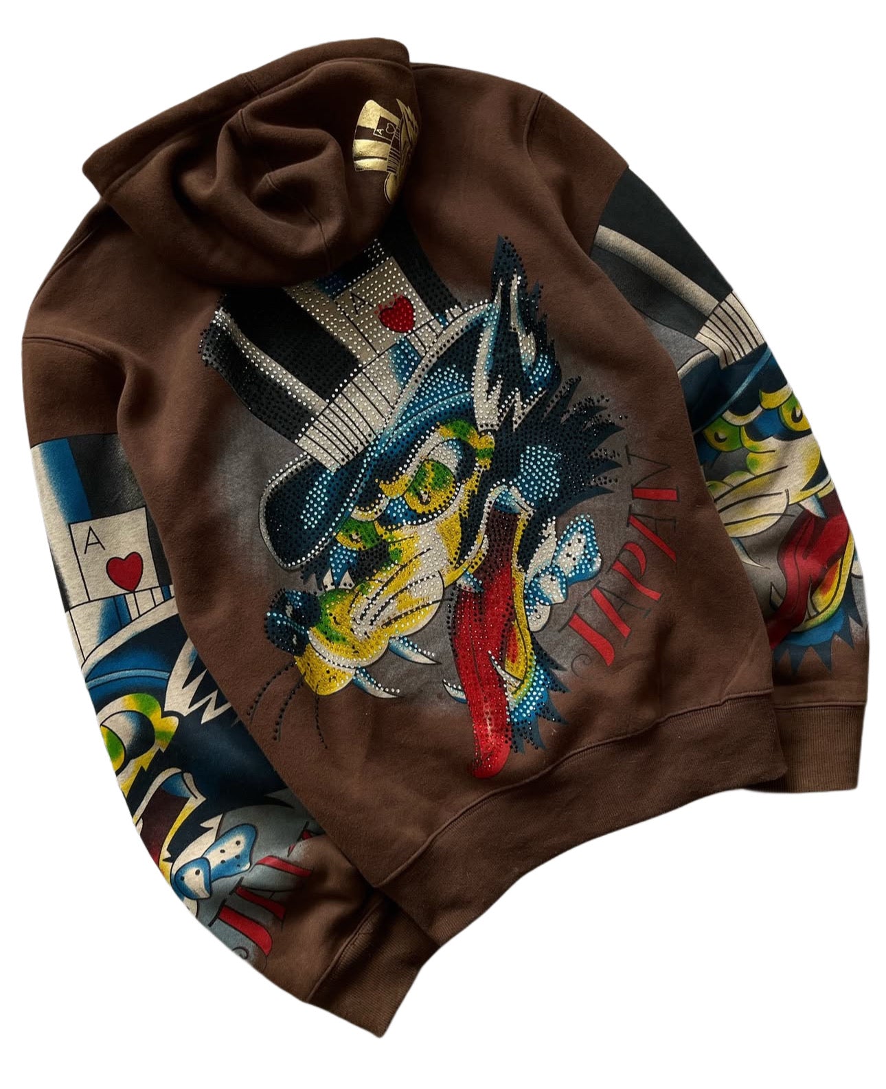Ed Hardy Brown Zip Up