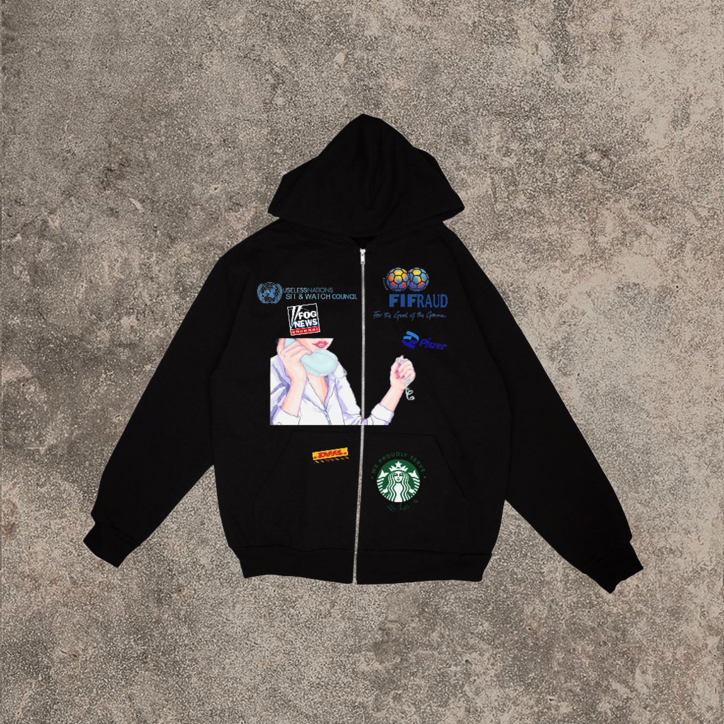 FRAUD - Heavyweight Zip up