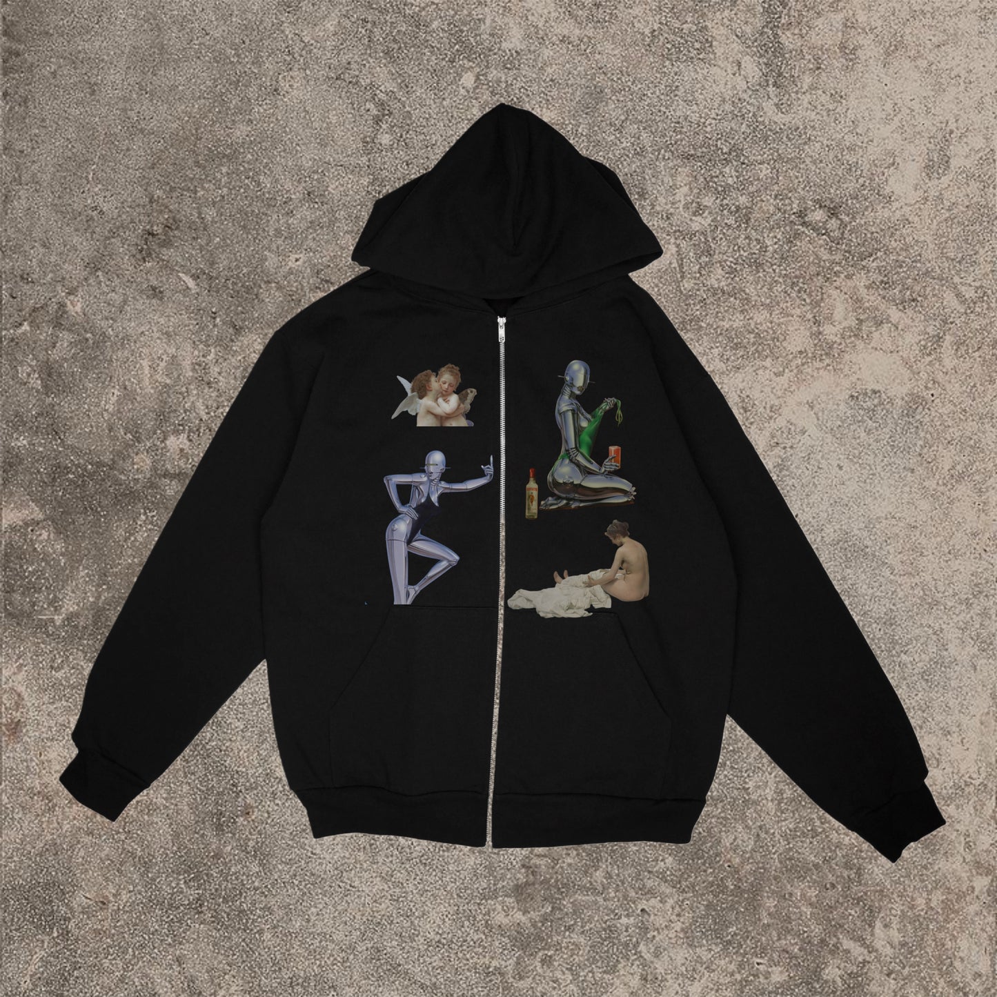 All @ once - Heavyweight Zip Hoodie
