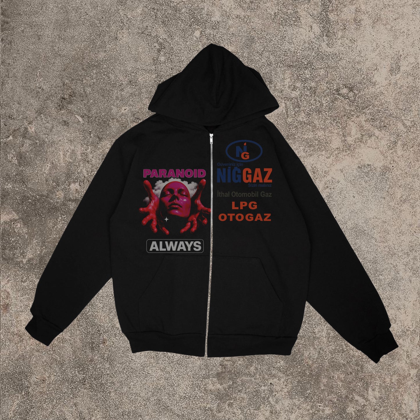 Para N - Heavyweight Zip Hoodie