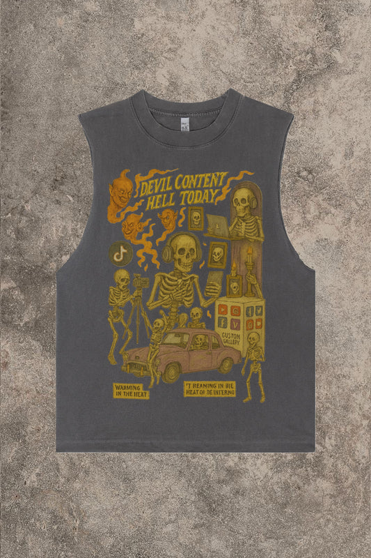 Devils World Sleeveless  T-shirt